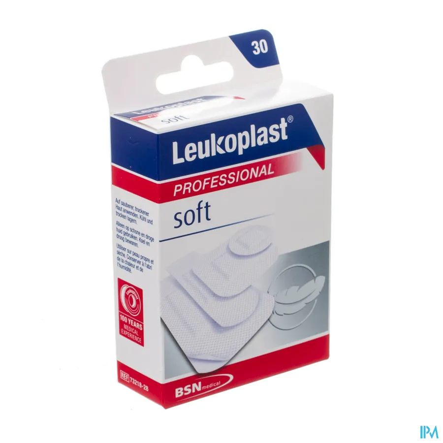 packshot van Leukoplast Soft Assortiment 30 stuks