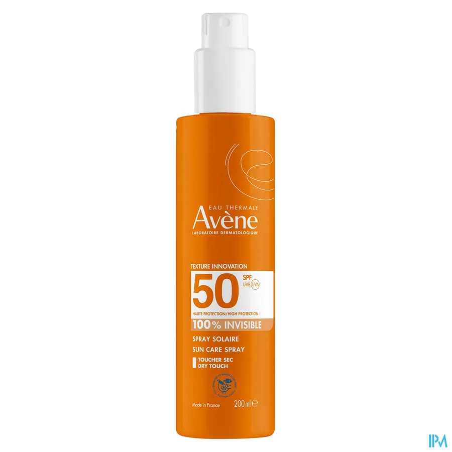 productshot van Avène Zonnespray SPF 50 200 ml