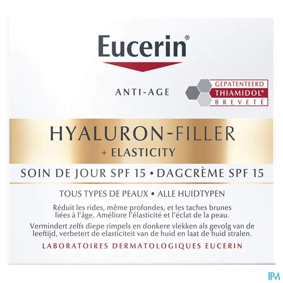 packshot van Eucerin Elasticity + Filler Dagcrème SPF 15 50 ml