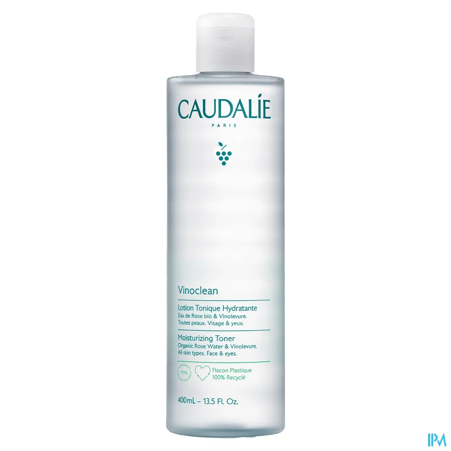 packshot van Caudalie Vinoclean Hydraterende Tonic Lotion 400 ml