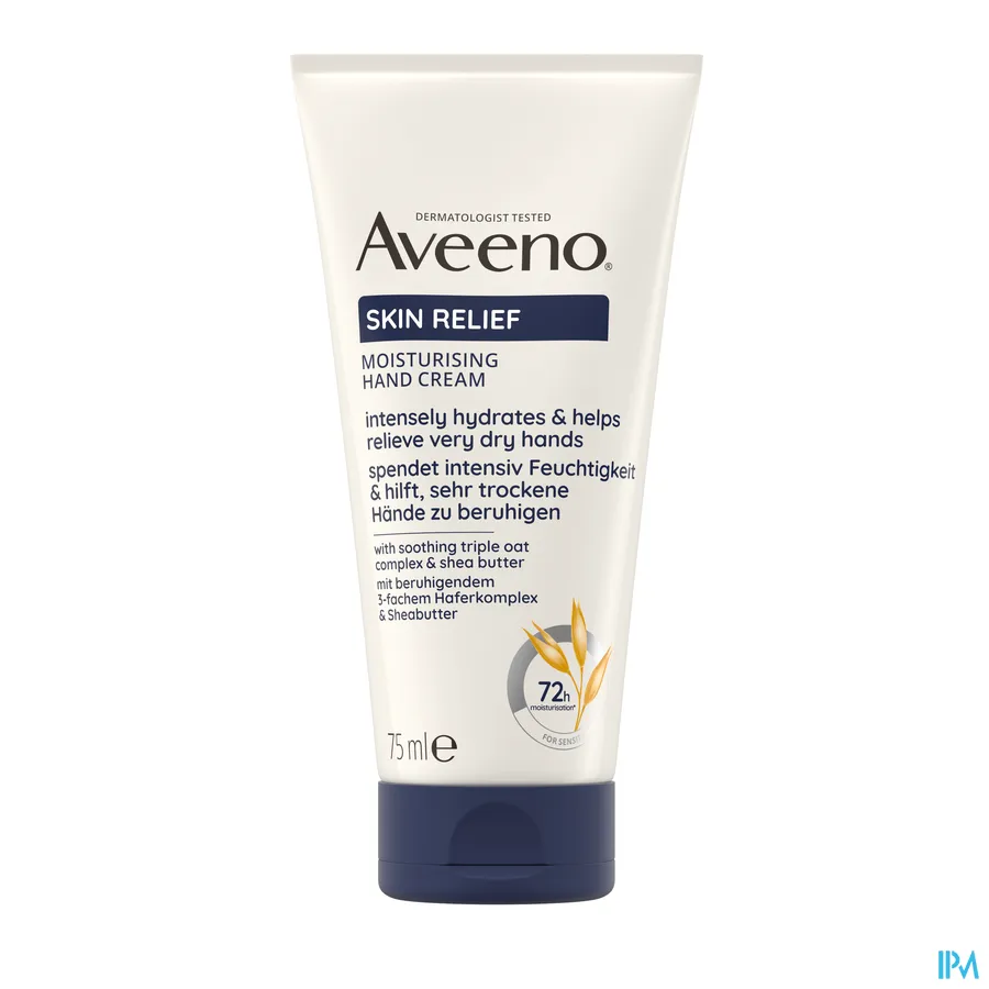 packshot van Aveeno Skin Relief Hydraterende Handcrème 75 ml