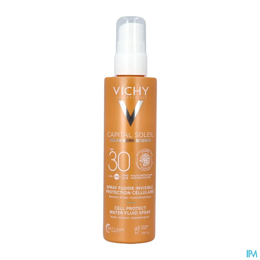 packshot van Cell protect fluide spray SPF 30 200 ml