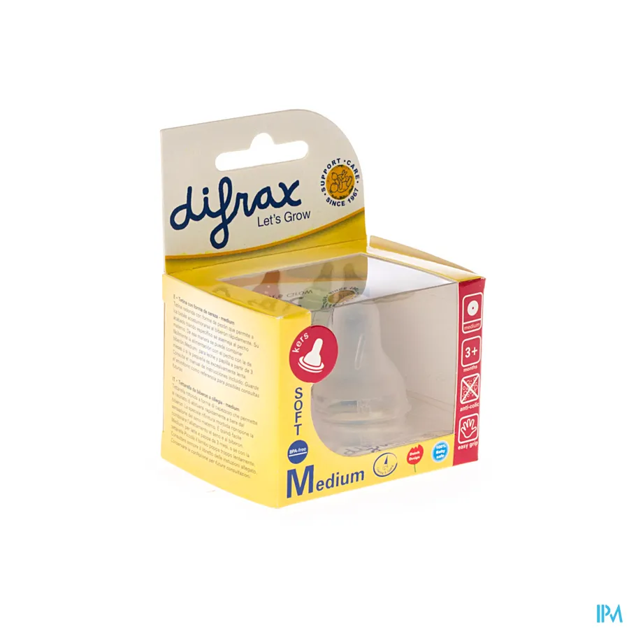 packshot van Difrax S-fles Natural Girl 250 ml