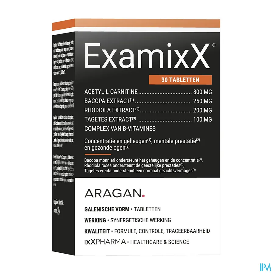 packshot van ExamixX 30 tabletten
