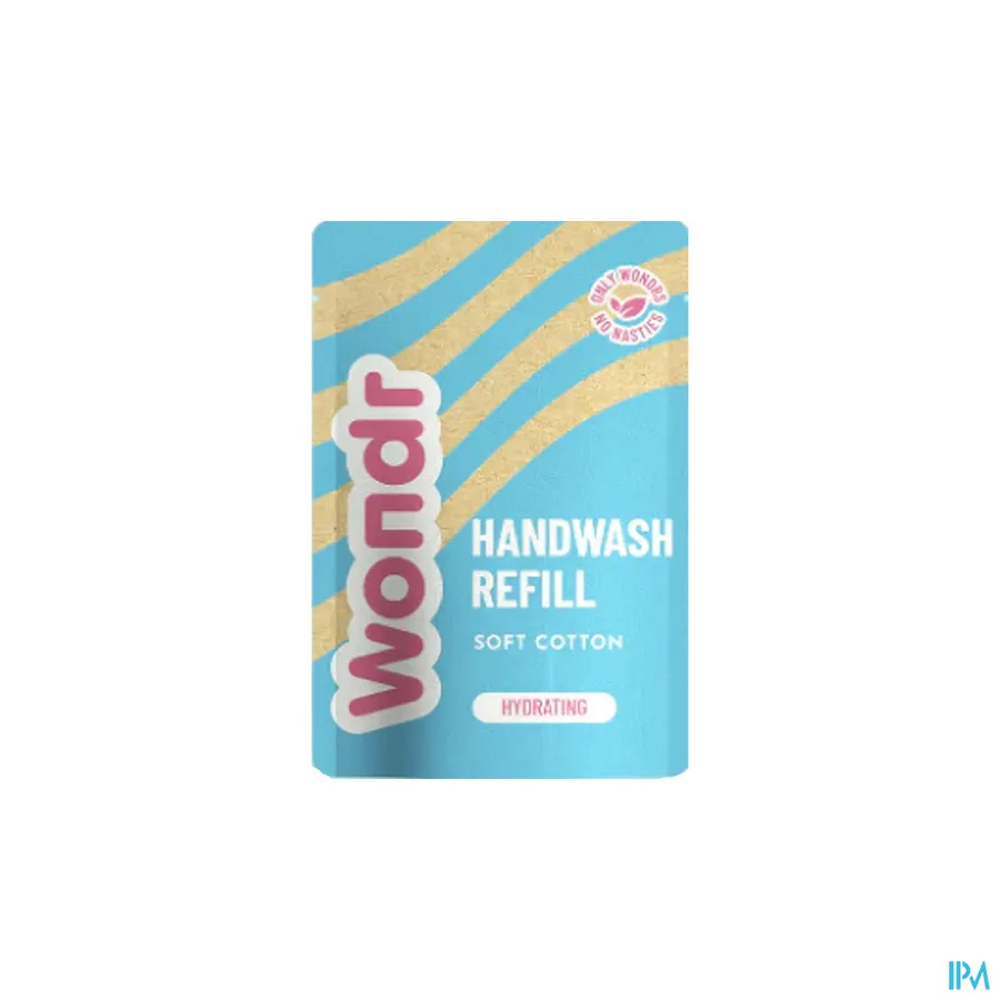 packshot van Wondr Handsoap Refill Soft Cotton 27g