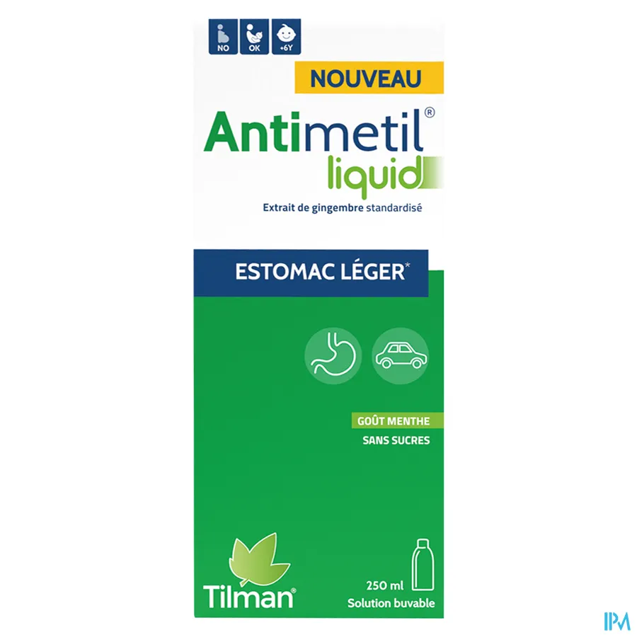 packshot van Antimetil Liquid 250 ml