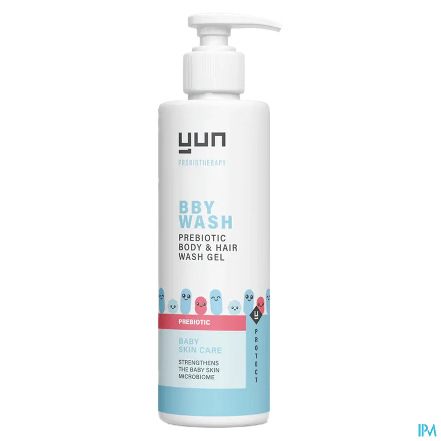 packshot van Yun Bby Prebiotic Lichaam & Haar Wasgel 200 ml