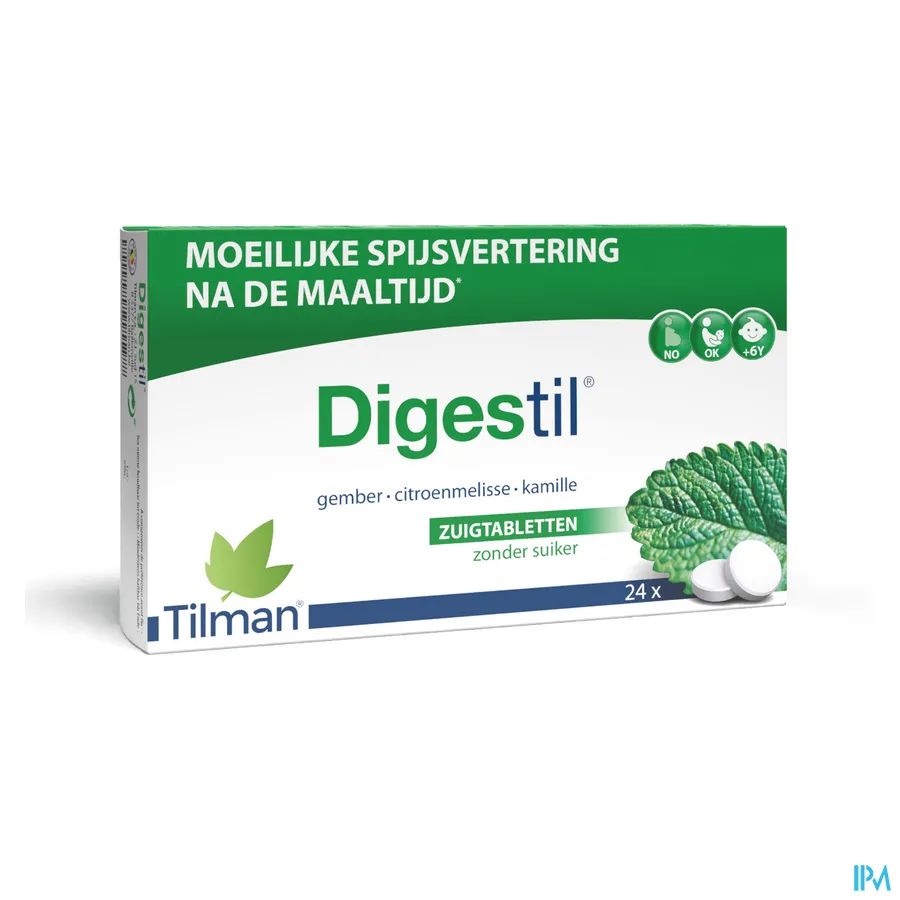packshot van Digestil 24 tabletten