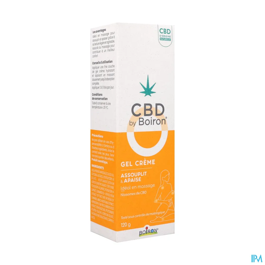 packshot van Cbd Gel Creme Verzachtend & Kalmerend 120g Boiron