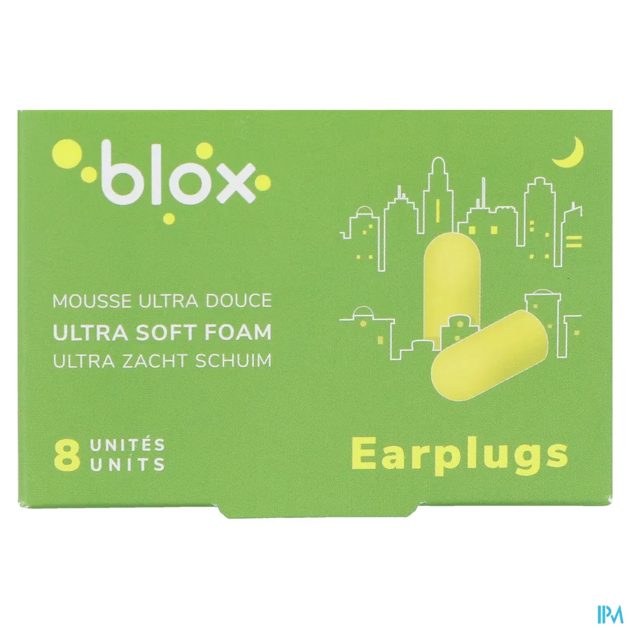 packshot van Blox Conisch Schuim Anti-Lawaaioordopjes 4 Paar