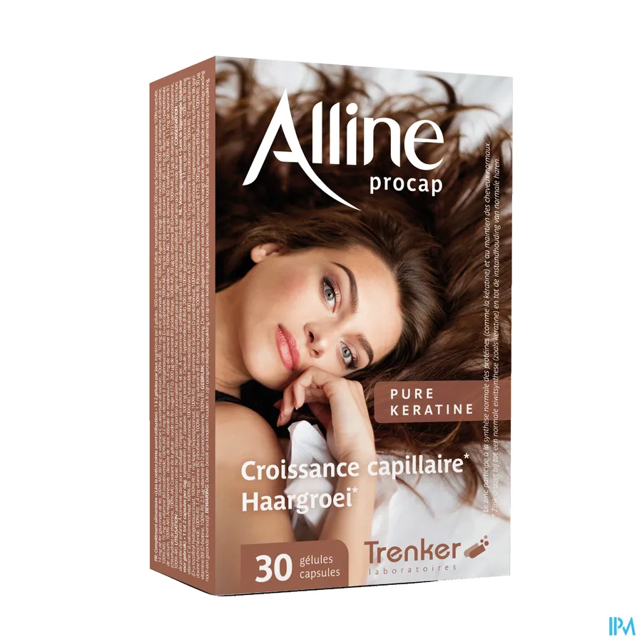 packshot van Alline Procap All in Nutrition voor Haargroei 30 Capsules