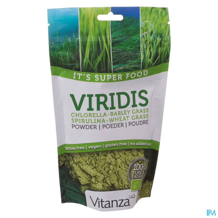 packshot van Vitanza HQ Viridis Poeder 200 g