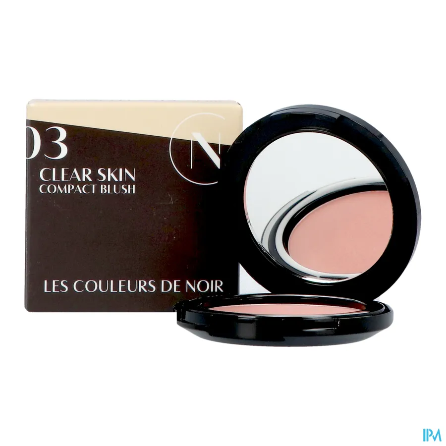productshot van Couleurs de Noir Clear Skin Compact Blush 03 French Rose