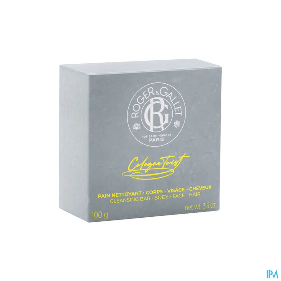 packshot van Roger & Gallet 3-in-1 Zeep 100 g Cologne Twist