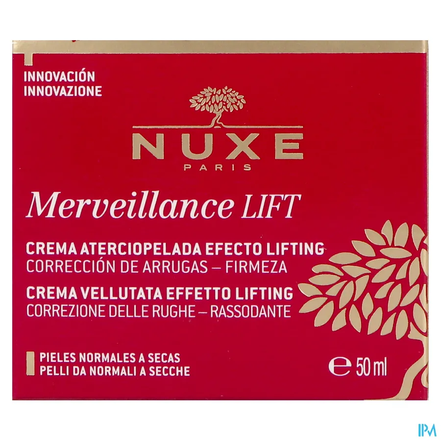packshot van Nuxe Merveillance Lift Fluweelzachte Crème 50 ml