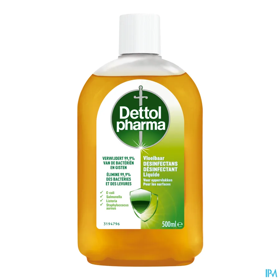 productshot van Dettolpharma Vloeibaar Desinfectiemiddel Oppervlakten 1 l