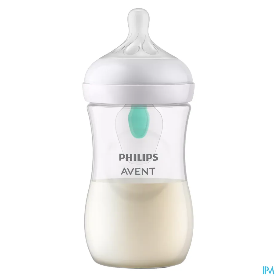 packshot van Philips Avent Natural Airfree Zuigfles 260 ml 1stuk