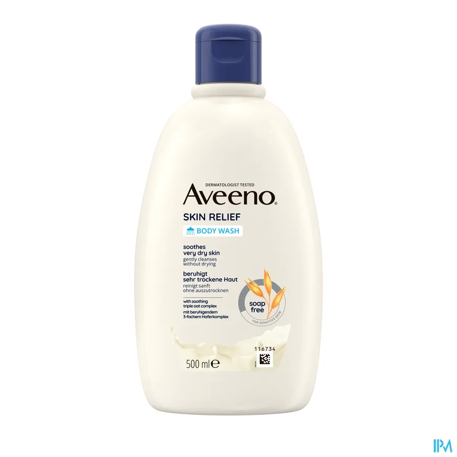 packshot van Aveeno Skin Relief Hydraterende Douchegel 500 ml