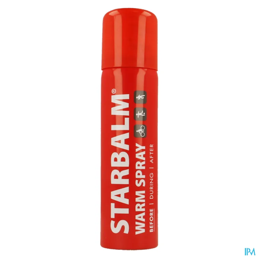 packshot van Star Balm Warm Spray voor Soepele Spieren en Gewrichten ter Ondersteuning van de Warming-Up 150 ml