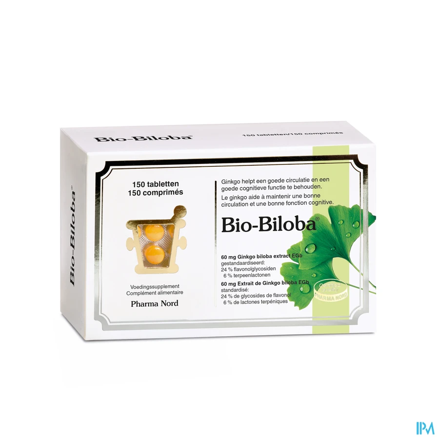 packshot van Bio-biloba 60mg 150 tabletten