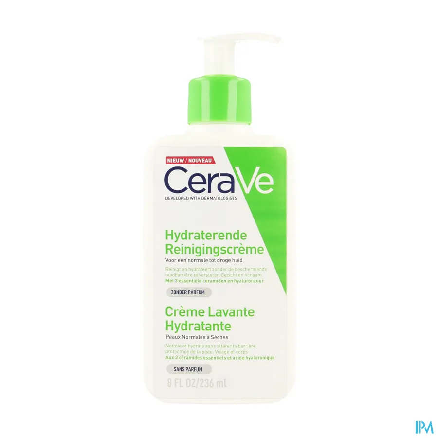 packshot van CeraVe Hydraterende Reinigingscrème 236 ml