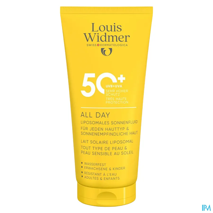 productshot van Widmer All Day 50+ 100 ml