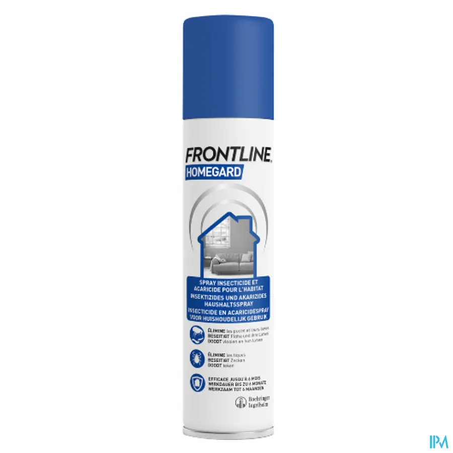 packshot van Frontline Homegard Insecticide en Acaricide Spray voor Huishoudelijk Gebruik 250 ml