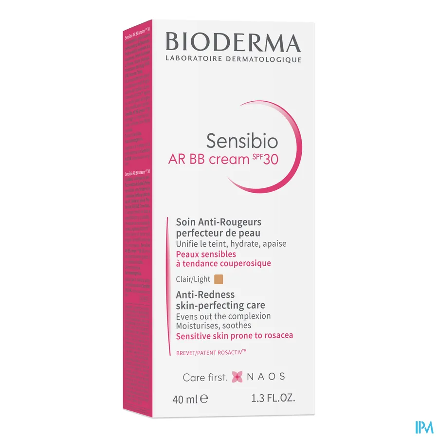 packshot van Bioderma Sensibio Ar BB Crème Zonder parfum 40 ml