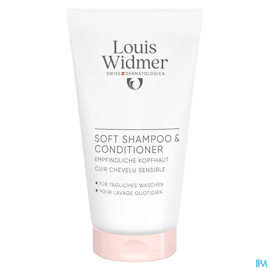 productshot van Louis Widmer Soft Shampoo & Conditioner 150 ml - zonder parfum