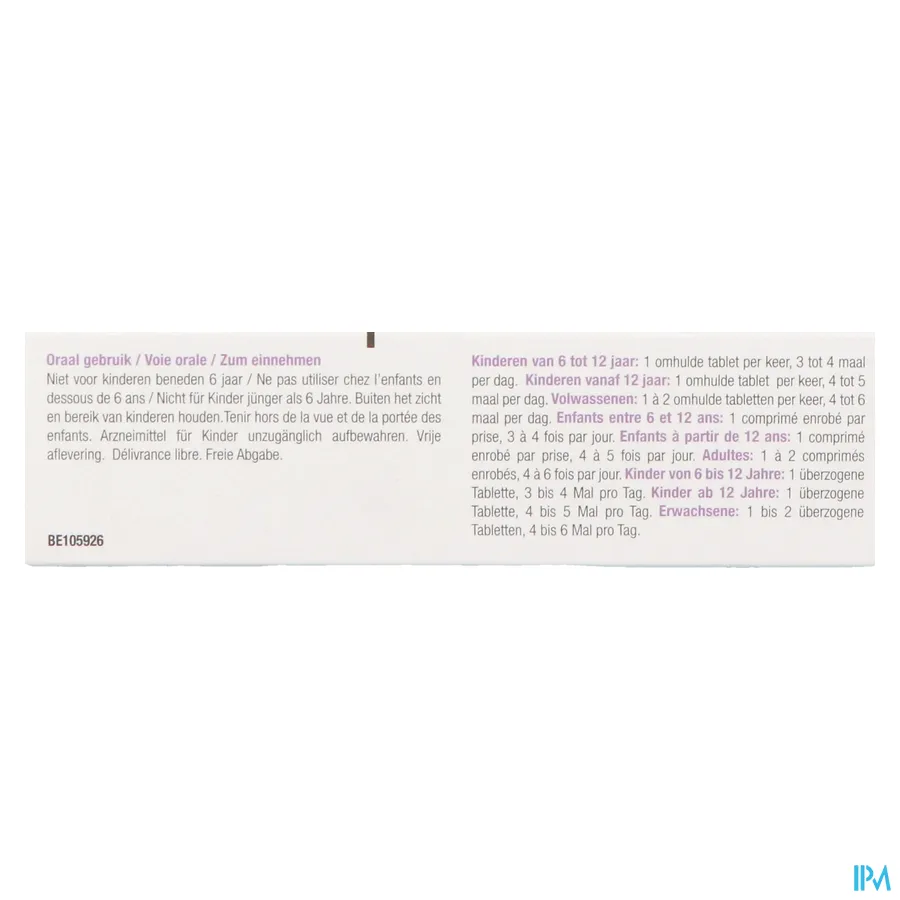 packshot van Nosca Mereprine 15 mg 40 tabletten