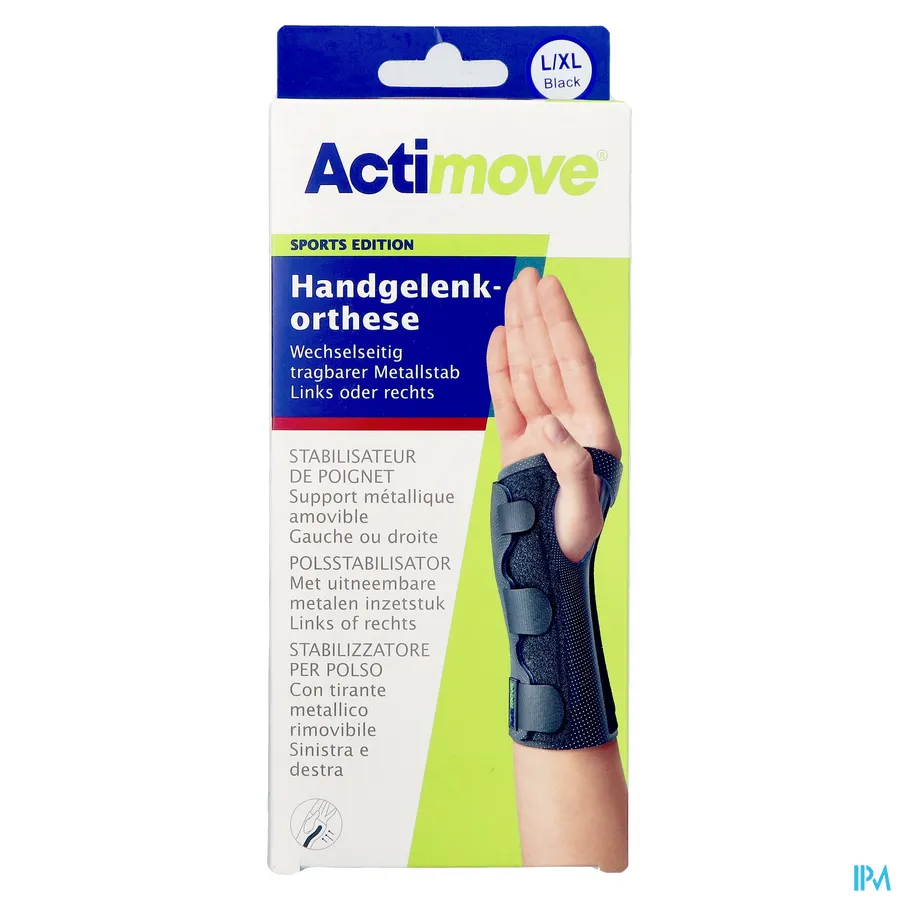 packshot van Actimove Sport Wrist Stabilizer l/xl
