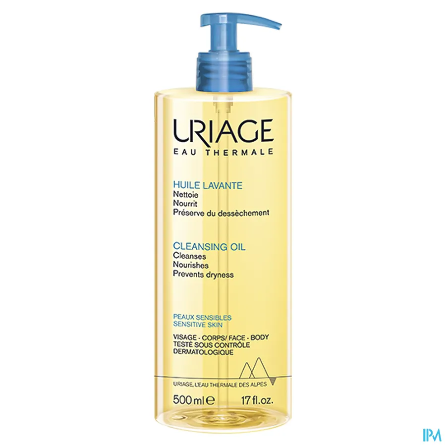 packshot van Uriage Reinigingsolie 500 ml
