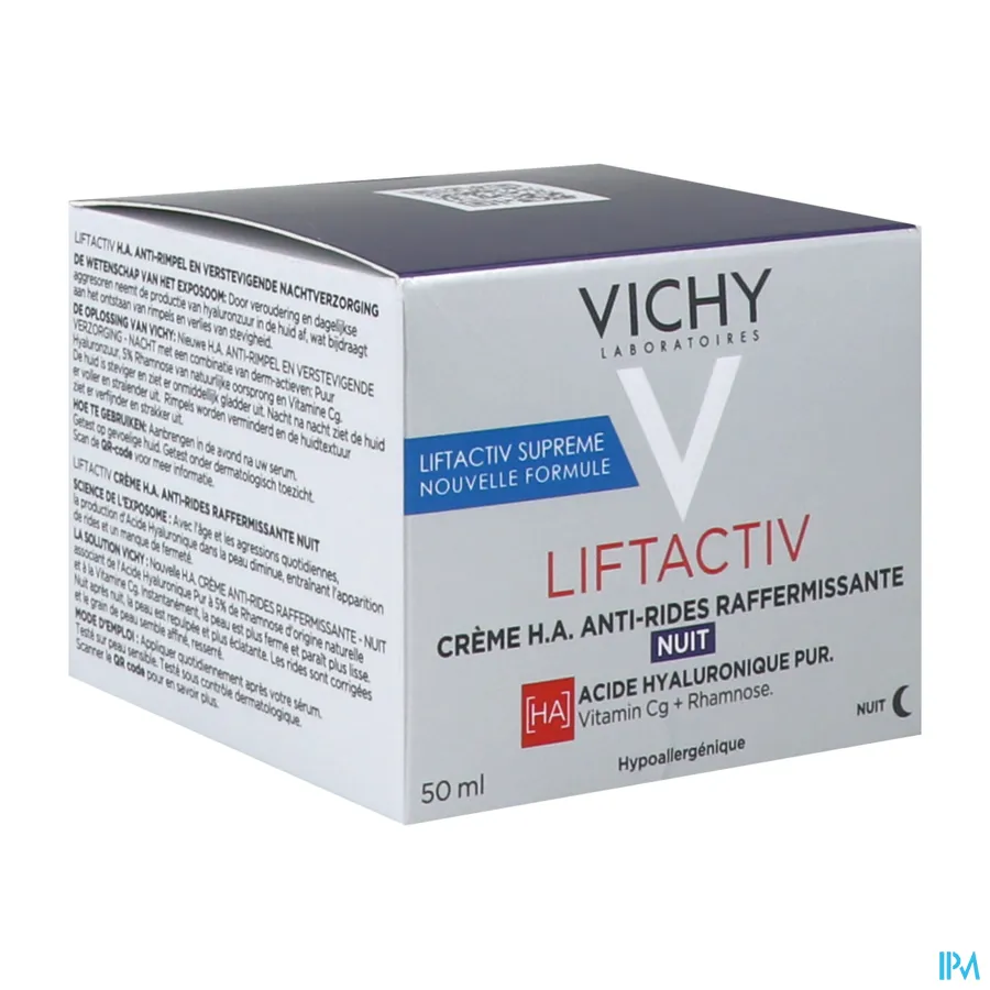 packshot van Vichy Liftactiv Nacht Supreme tegen Rimpels en voor Versteviging van de Huid 50 ml