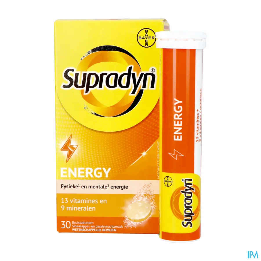 productshot van Supradyn Energy 30 bruistabletten