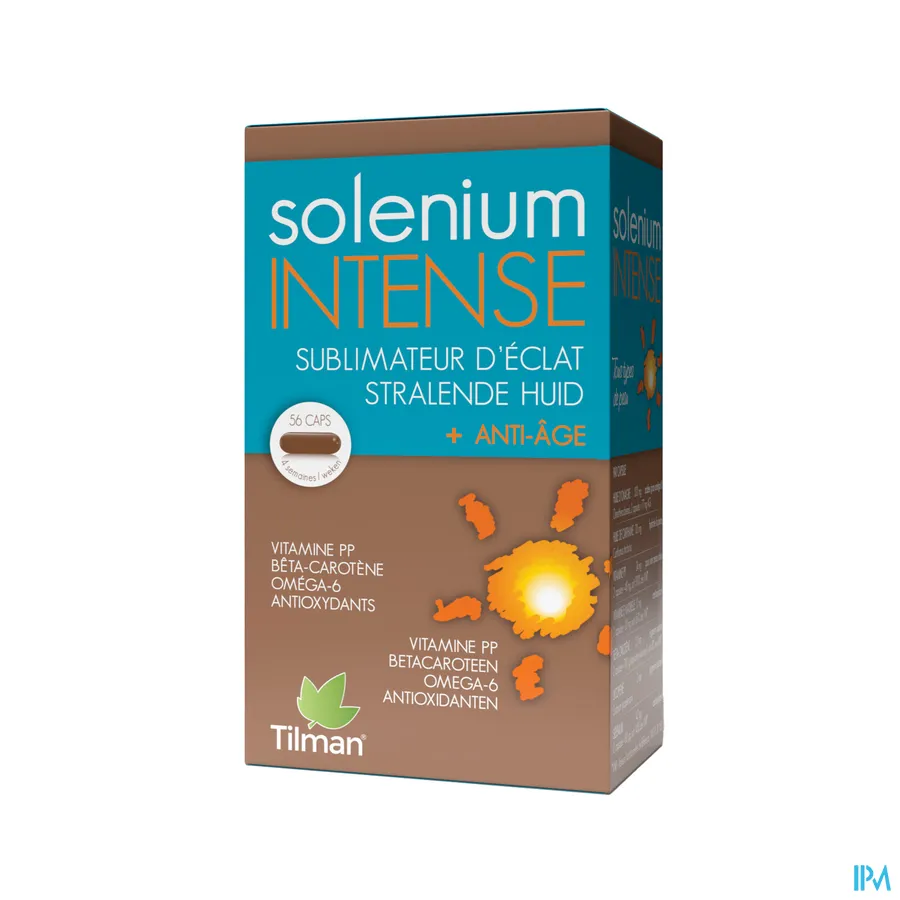 packshot van Tilman Solenium Intense 56 capsules