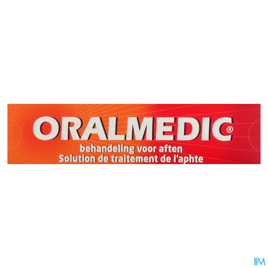 packshot van Oralmedic Behandeling voor Aften 3 Applicatoren