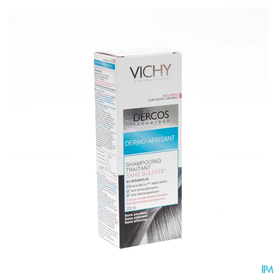 packshot van Dercos Shampoo Mineral Soft 200 ml