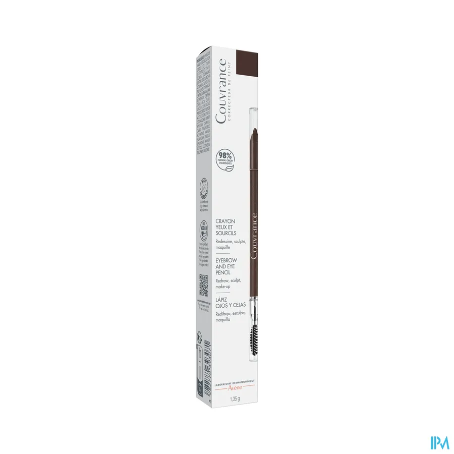 packshot van Avène Couvrance Oog- en Wenkbrauwpotlood 1,35 g Bruin