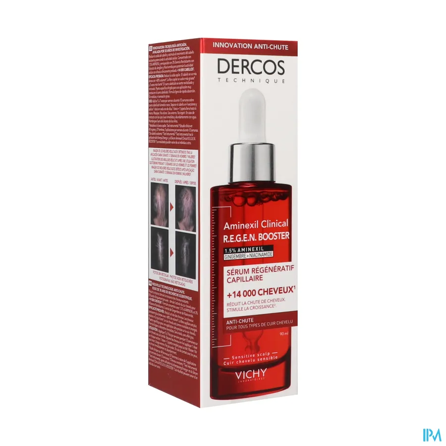 packshot van Vichy Dercos Aminexil Clinical R.E.G.E.N. Booster 90 ml