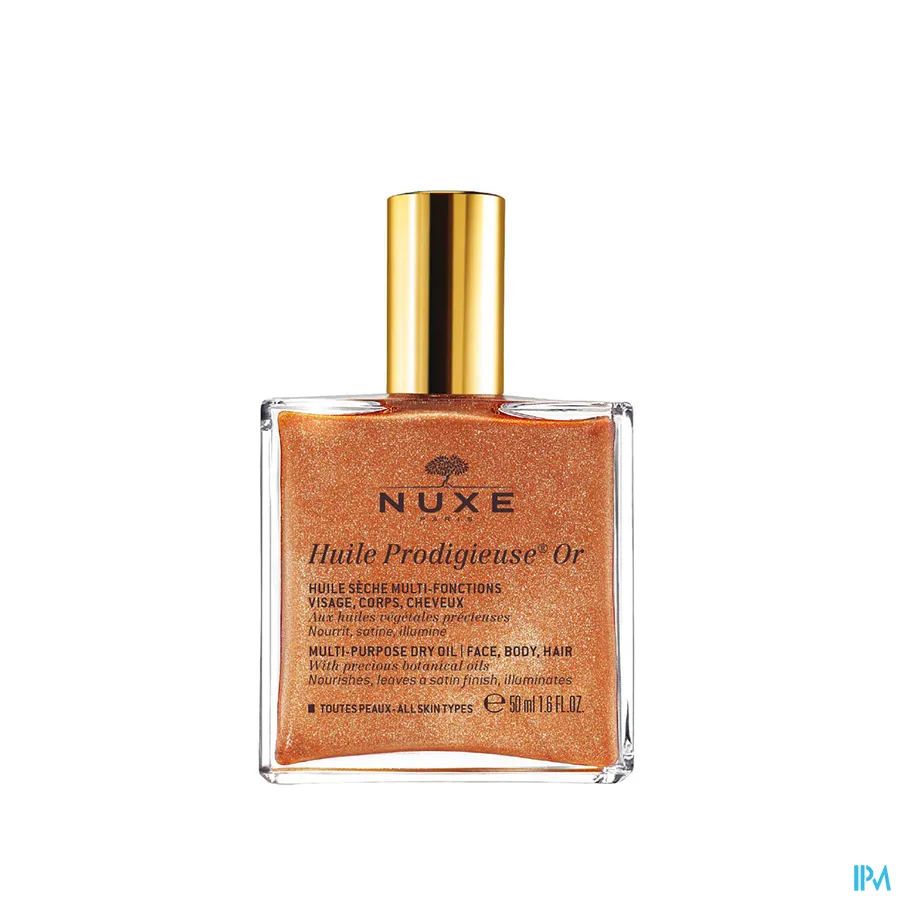 packshot van Nuxe Huile Prodigieuse Parelmoer Or 50 ml