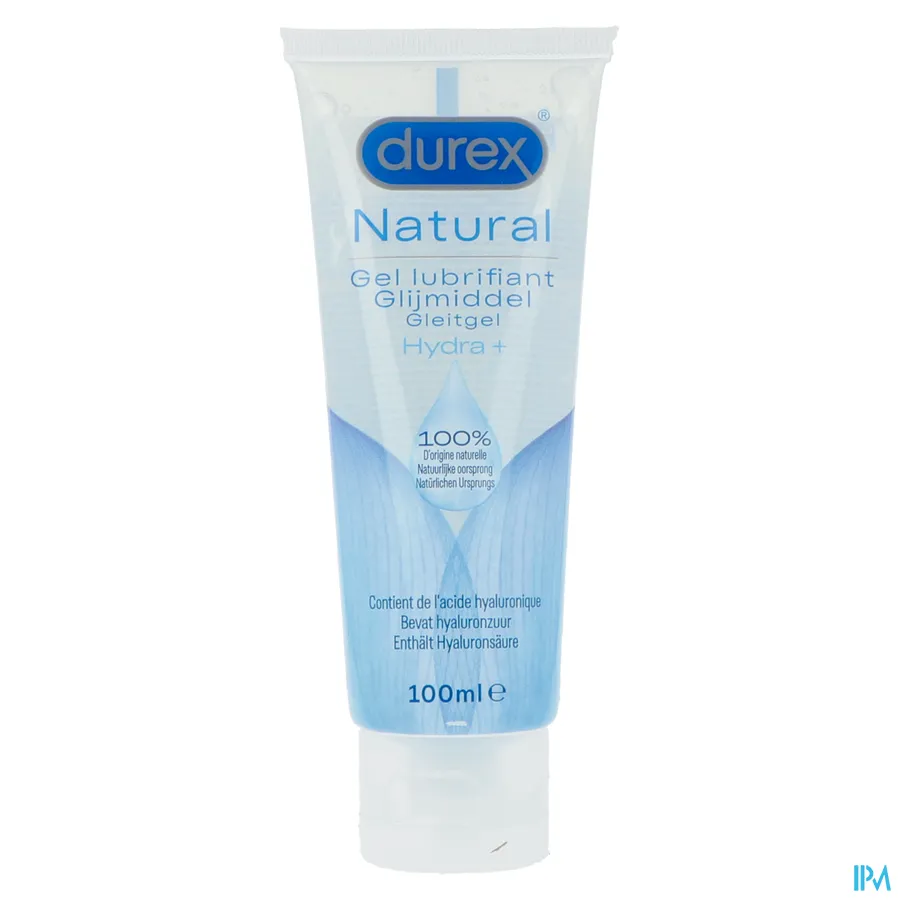 packshot van Durex Naturel Extra Hydra Glijmiddel Gel 100 ml