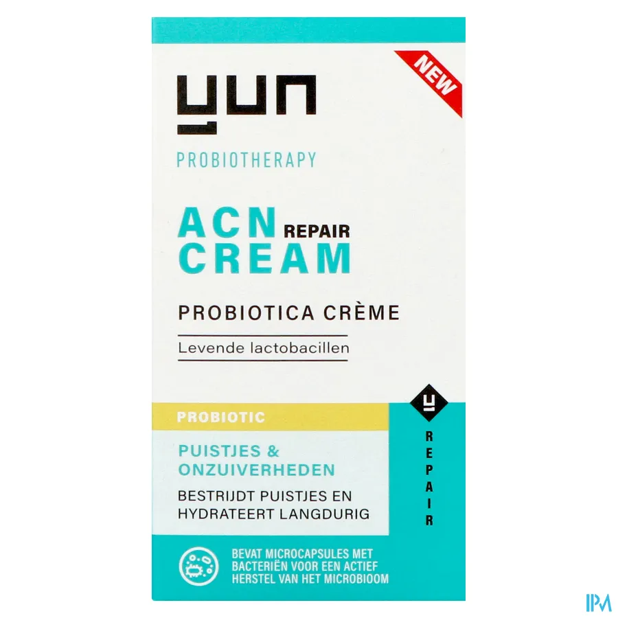 packshot van Yun Acn Probiotic Repair Gezichtscreme 50 ml