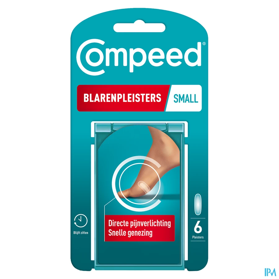 packshot van Compeed Blaren Klein Formaat 6 Pleisters