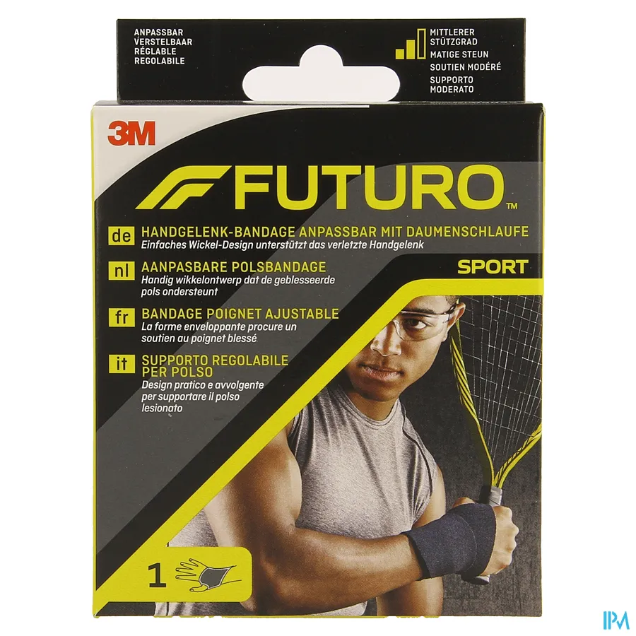 packshot van Futuro Sport Aanpasbare Polsbandage (Matige Steun)