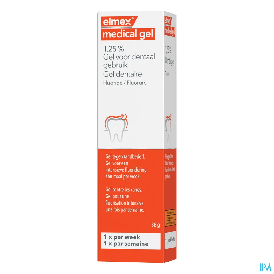 packshot van Elmex Medical Dentaal Gel 1,25% Tube 38g
