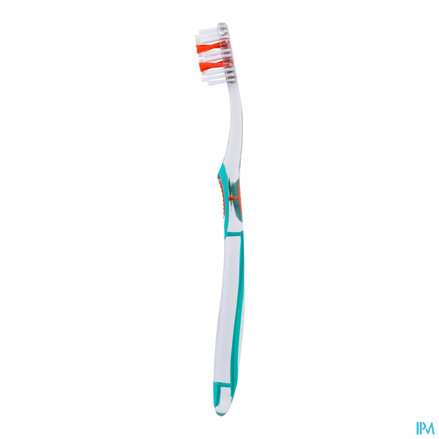 productshot van Elmex Tandenborstel Anti Cariës met X-Haren Medium 1 Stuk