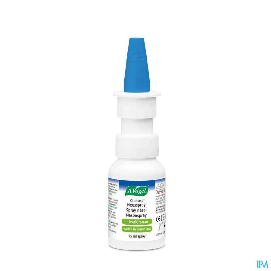 productshot van A. Vogel Cinuforce Neusspray voor Droog Neusslijmvlies en Korstjes 15 ml