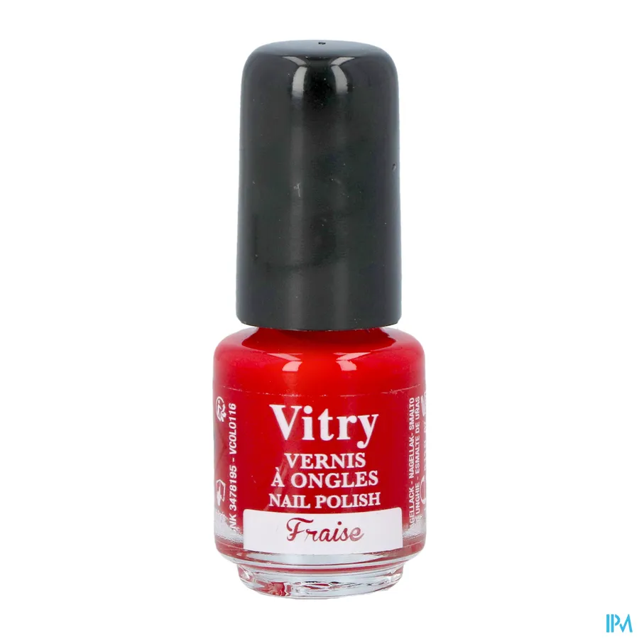 packshot van Vitry Nagellak 116 Fraise 4 ml