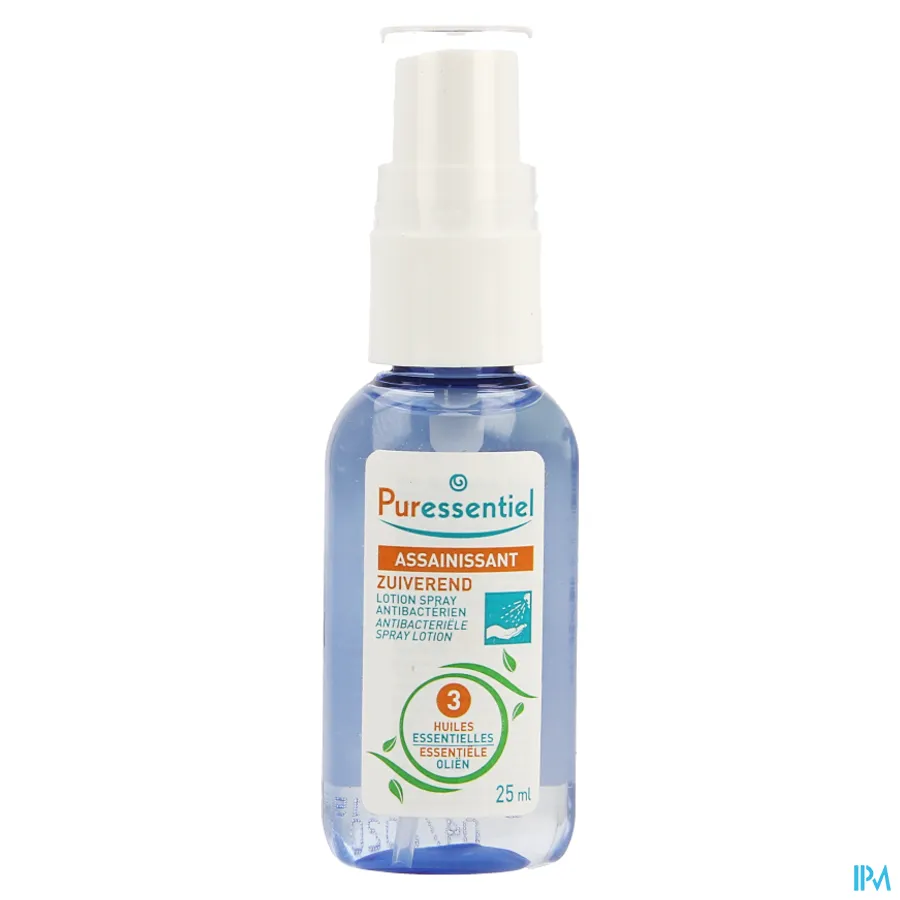 packshot van Puressentiel Zuiverende Antibacteriële Lotion 25 ml