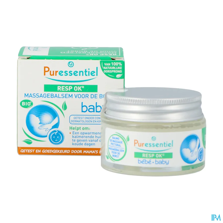 productshot van Puressentiel Ademhaling Massagebalsem Baby 30 ml